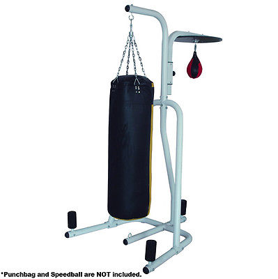 New Heavy Duty Boxing Free Standing Punch Bag Punchbag Stand Speedball Station | eBay